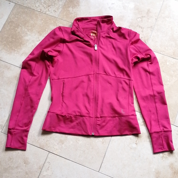 Lole Tops Lole Raspberry Zip Up Hoodie Size M Poshmark